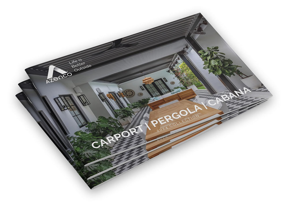 Azenco Outdoor pergola free brochure